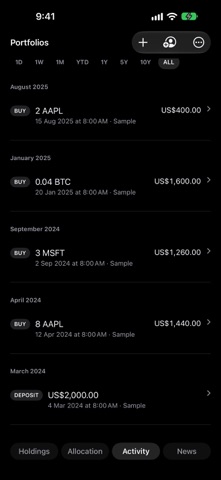 Kinfolio Portfolios screenshot 4