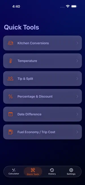 The iCalculator screenshot 3
