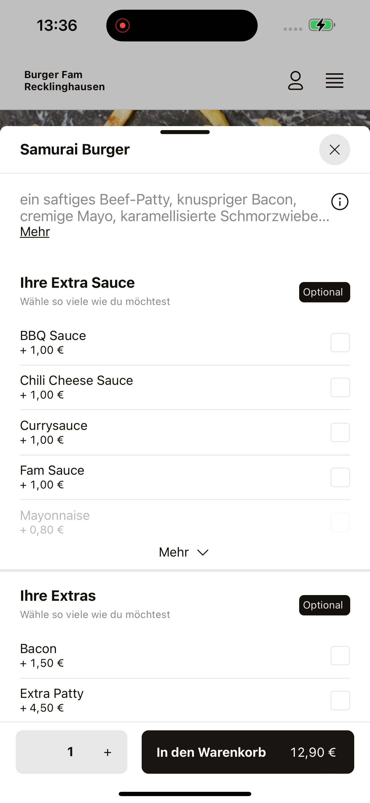 Burger Fam Recklinghausen screenshot 7