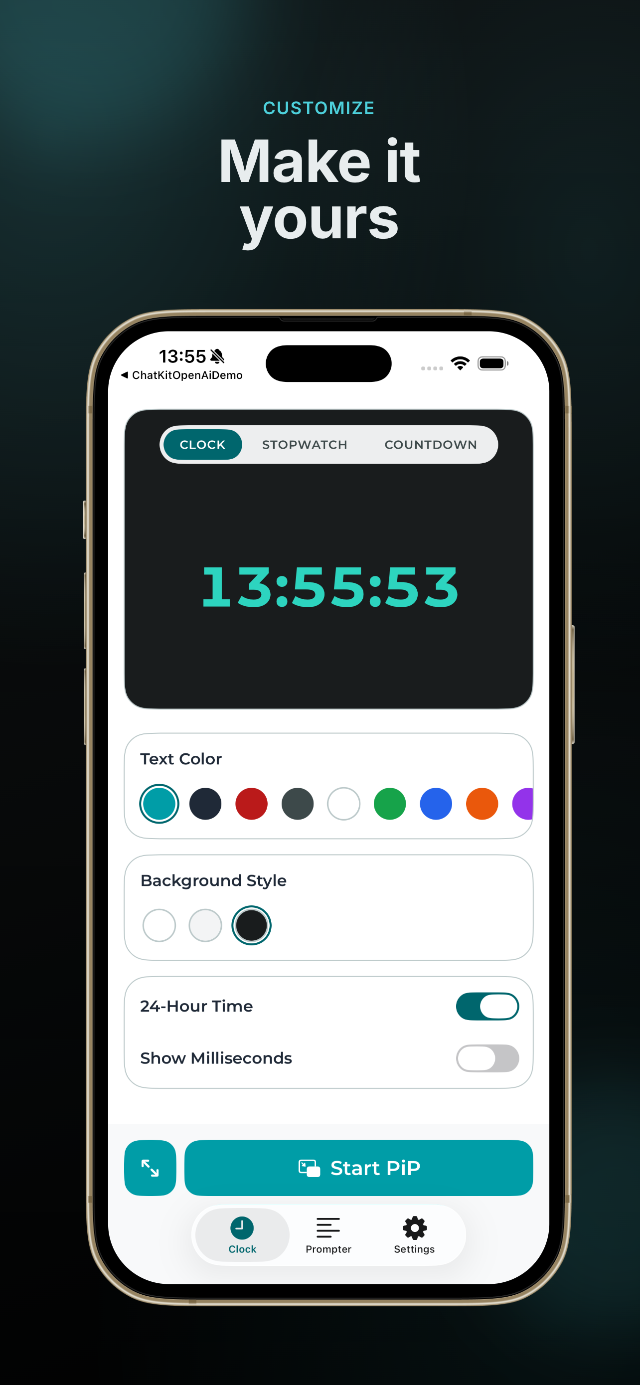 PiPrompt Floating Timer Script screenshot 4