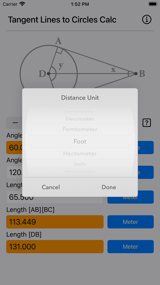 #4. Tangent Lines to Circles Calc (iOS) 来自: Heng Jia Liang