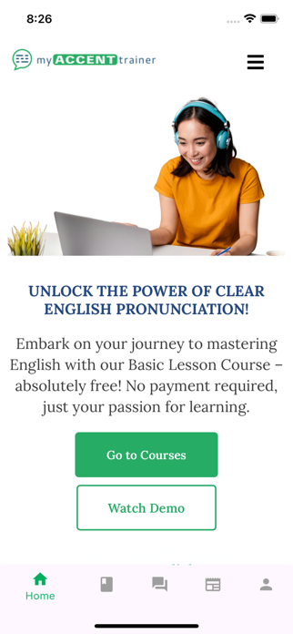 MyAccentTrainer.com Screenshot 1 of 5