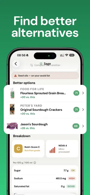 Sage - Food Health Scanner screenshot 4