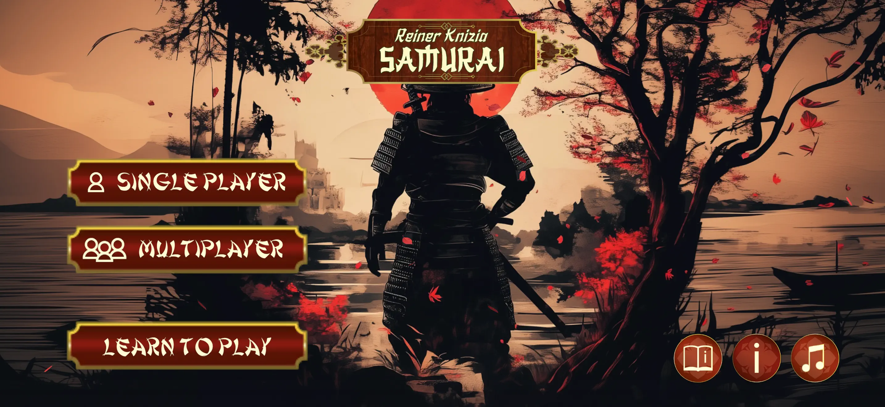 #5. Samurai by Reiner Knizia (iOS) Ved: Synthetic Mind AB