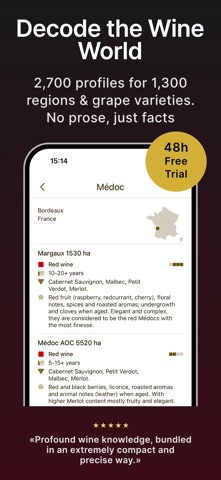 葡萄酒：产区与葡萄品种 (Wine Profiles) screenshot