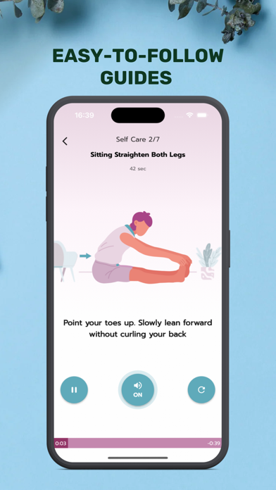 Stretch Zone at Home: TouchToe Screenshot