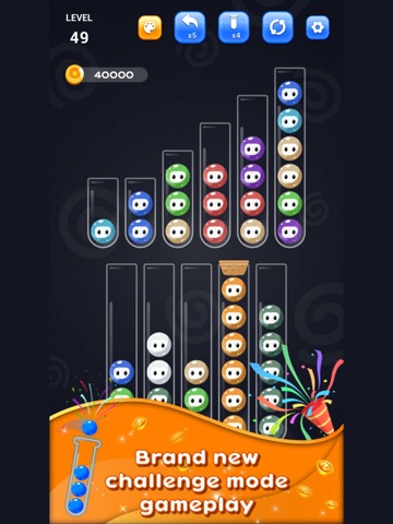 Ball Sort Puzzle Challenger iPad screenshot