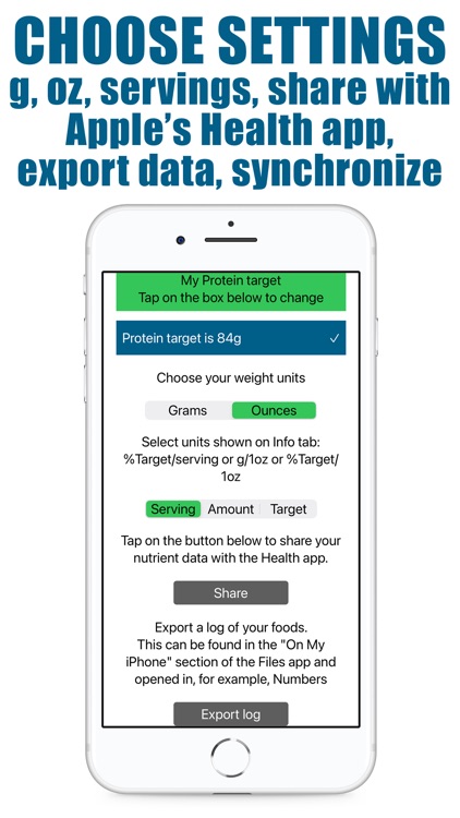 Protein Counter and Tracker