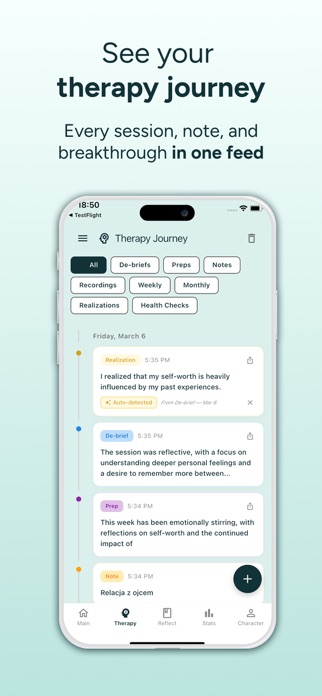 MindSync - Therapy Journal Screenshot 1 of 8