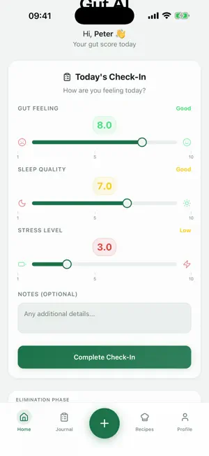 Gut AI: IBS Food Tracker screenshot 1