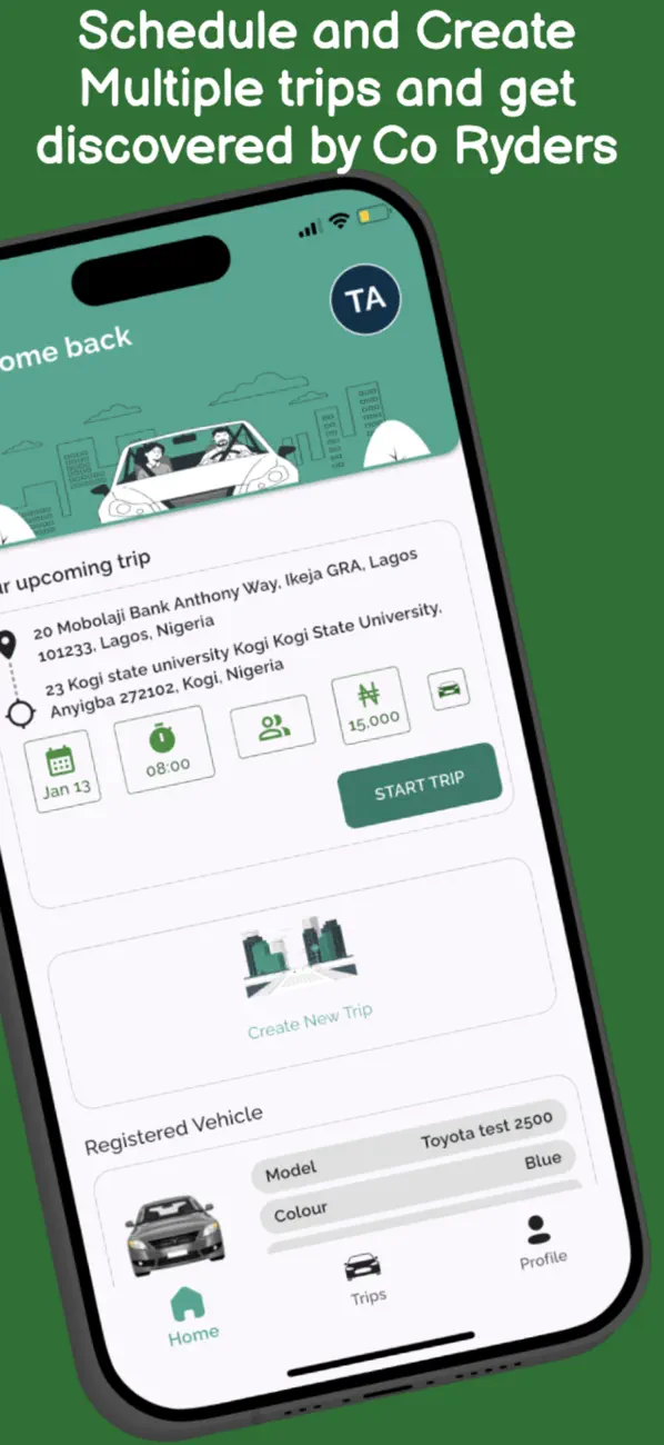 Screenshot #3 pour CoRyde: Ride, Sharing