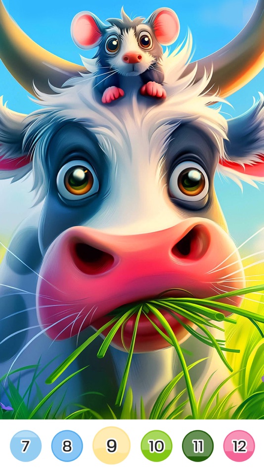 #7. Color Up: Color By Number (iOS) 来自: CQGAMING INTERACTIVE (HONG KONG) LIMITED