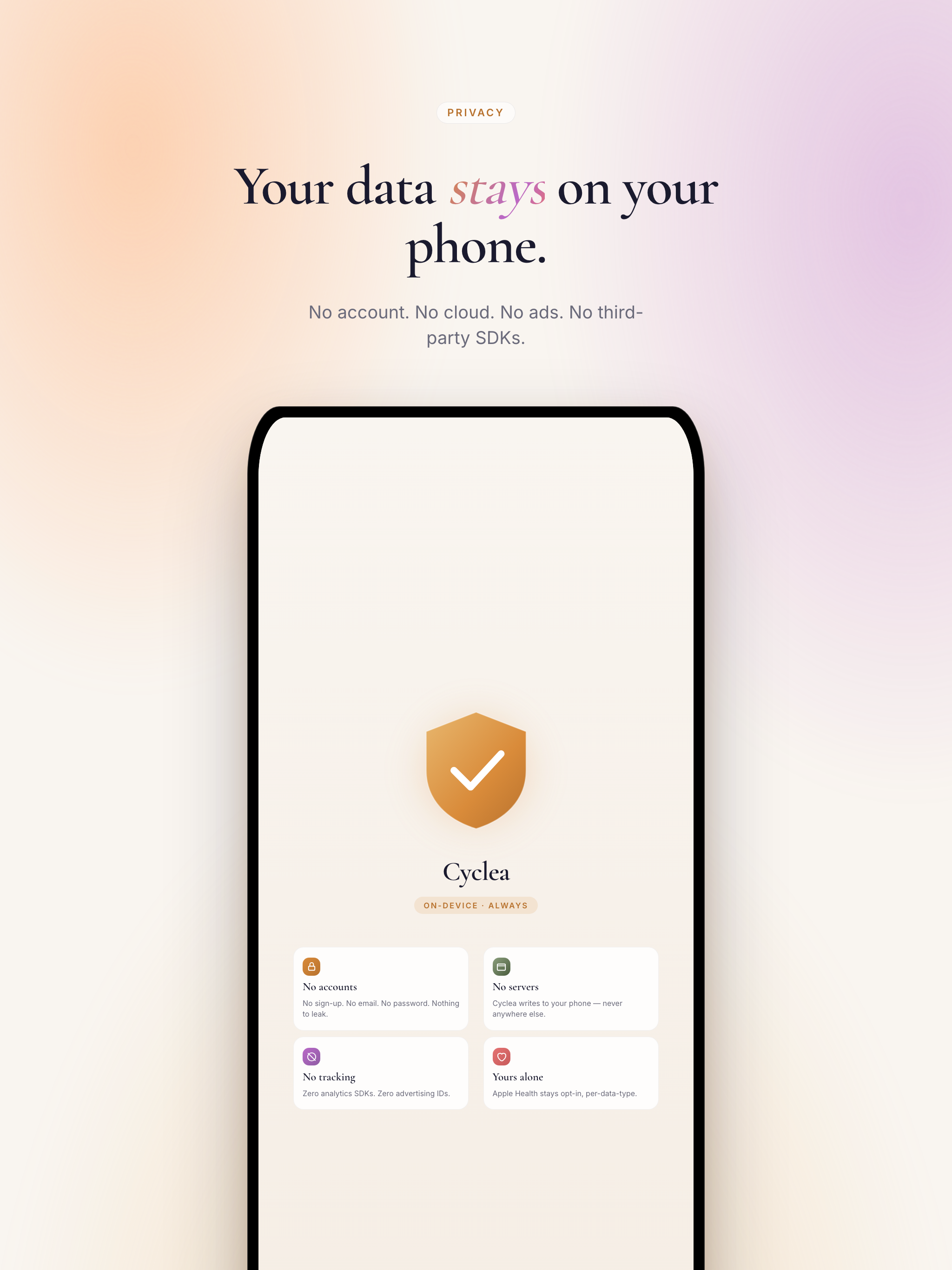 Cyclea: Period & Cycle Tracker