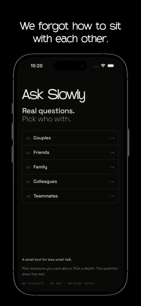 Screenshot #3 pour Ask Slowly