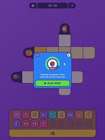 Picture Crosswords For Kids iPad screenshot