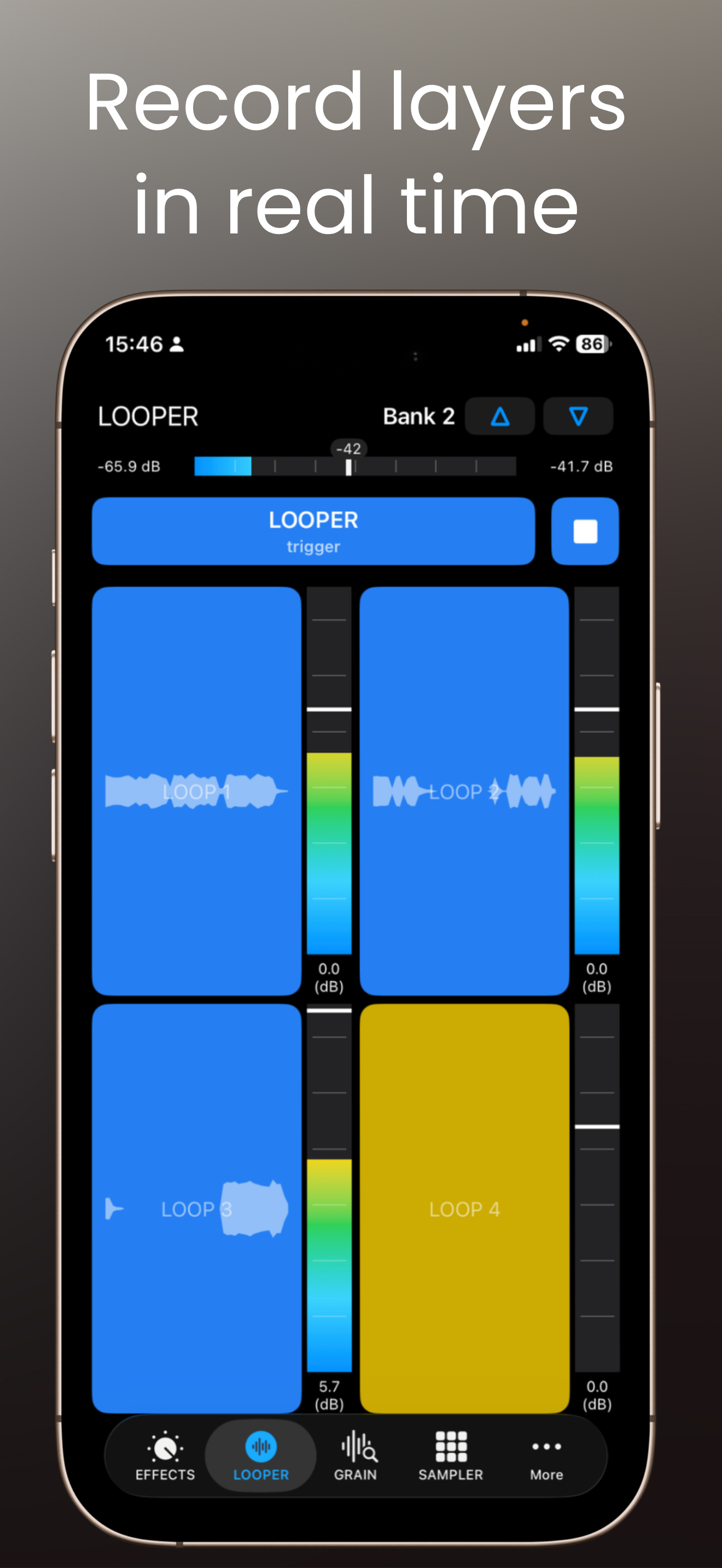 BlueLooper - Guitar Looper screenshot 3