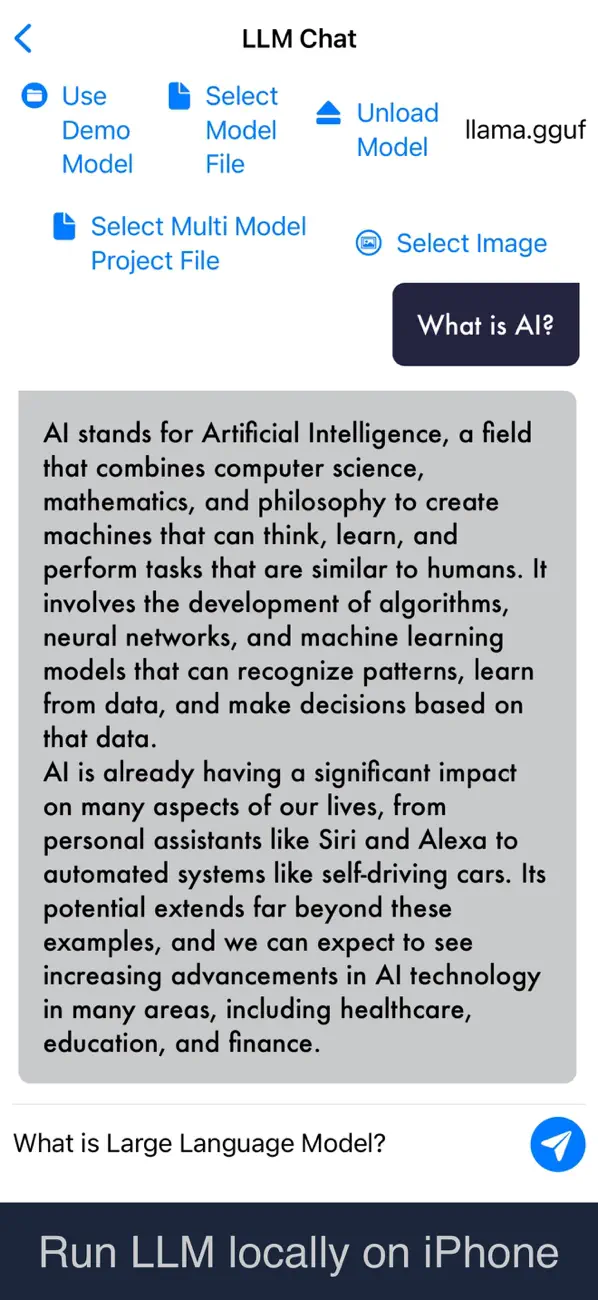 Screenshot #2 pour Local AI Studio