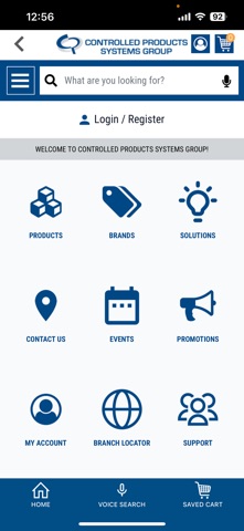 Controlled Products iPhone screenshot