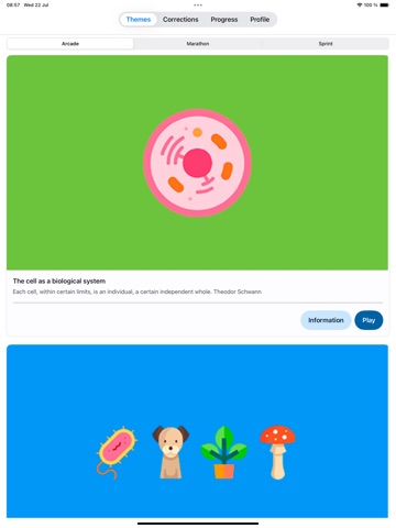 Biology Quiz Yugyd iPad screenshot