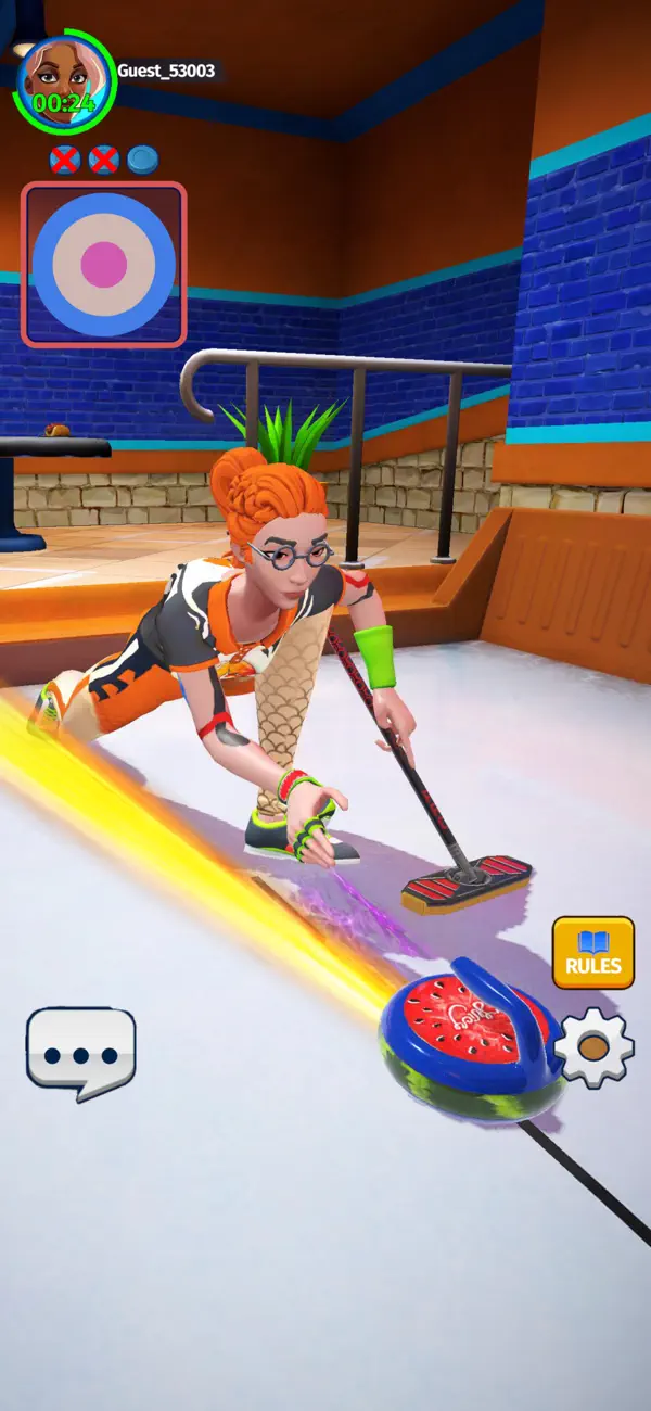 #2. Curling Club: PvP Multiplayer (iOS) By: MoonDrip FZ-LLC