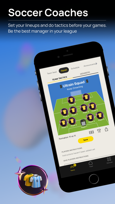 Ultrain Soccer Team Management Screenshot