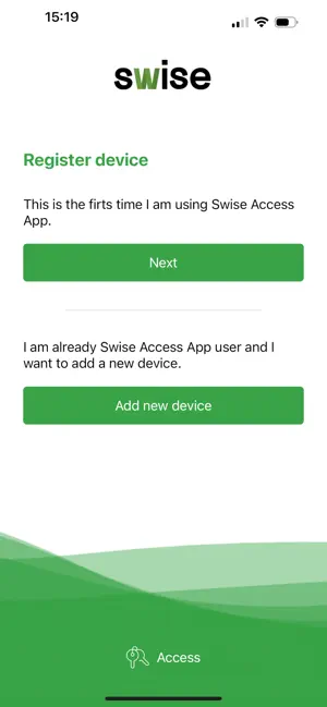 Swise Access screenshot 2