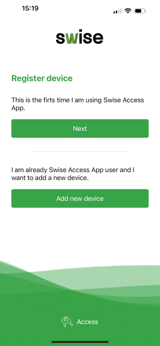 Swise Access Screenshot 2 of 8