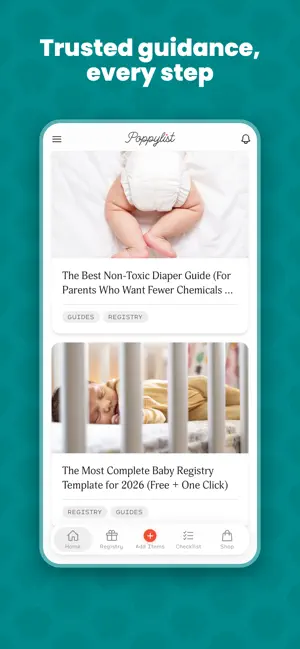 Poppylist Baby Registry screenshot 4