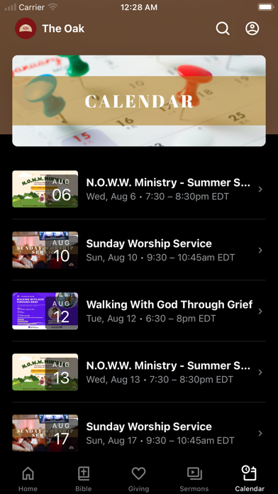 The Church of Oakland iPhone screenshot 3 - Education app