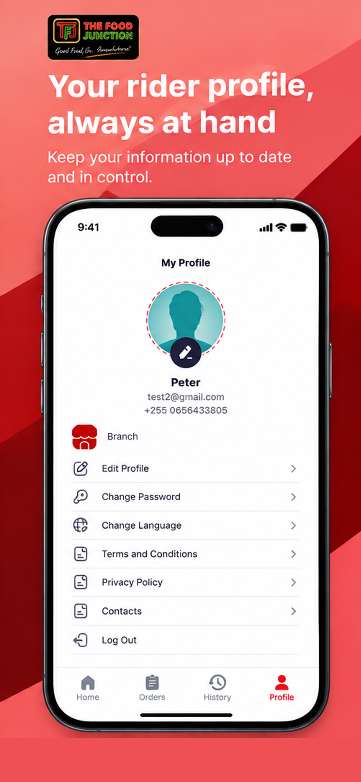 Screenshot 2 of TFJ Delivery App