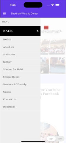 Shekinah Fm Worship center screenshot