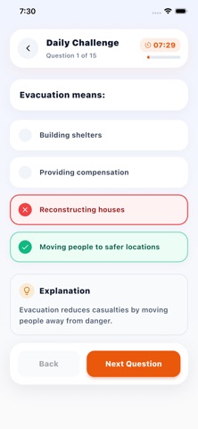 Grade 12 Geography Practice iPhone screenshot