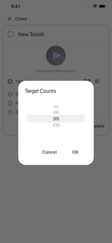 AuraTasbih:Smart Dhikr Counter iPhone screenshot
