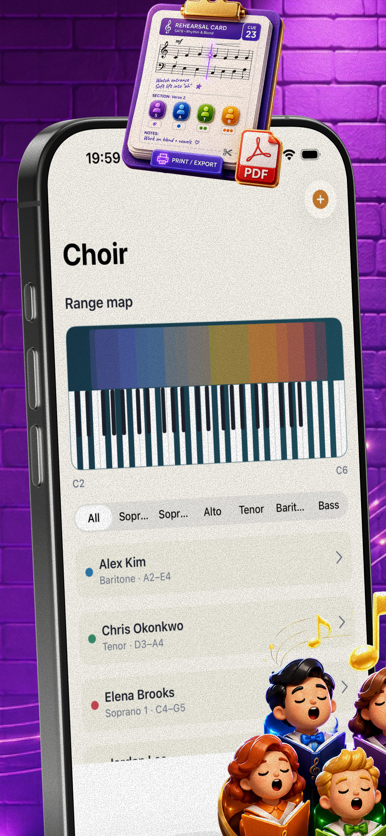 ChoirPitch Studio screenshot 3