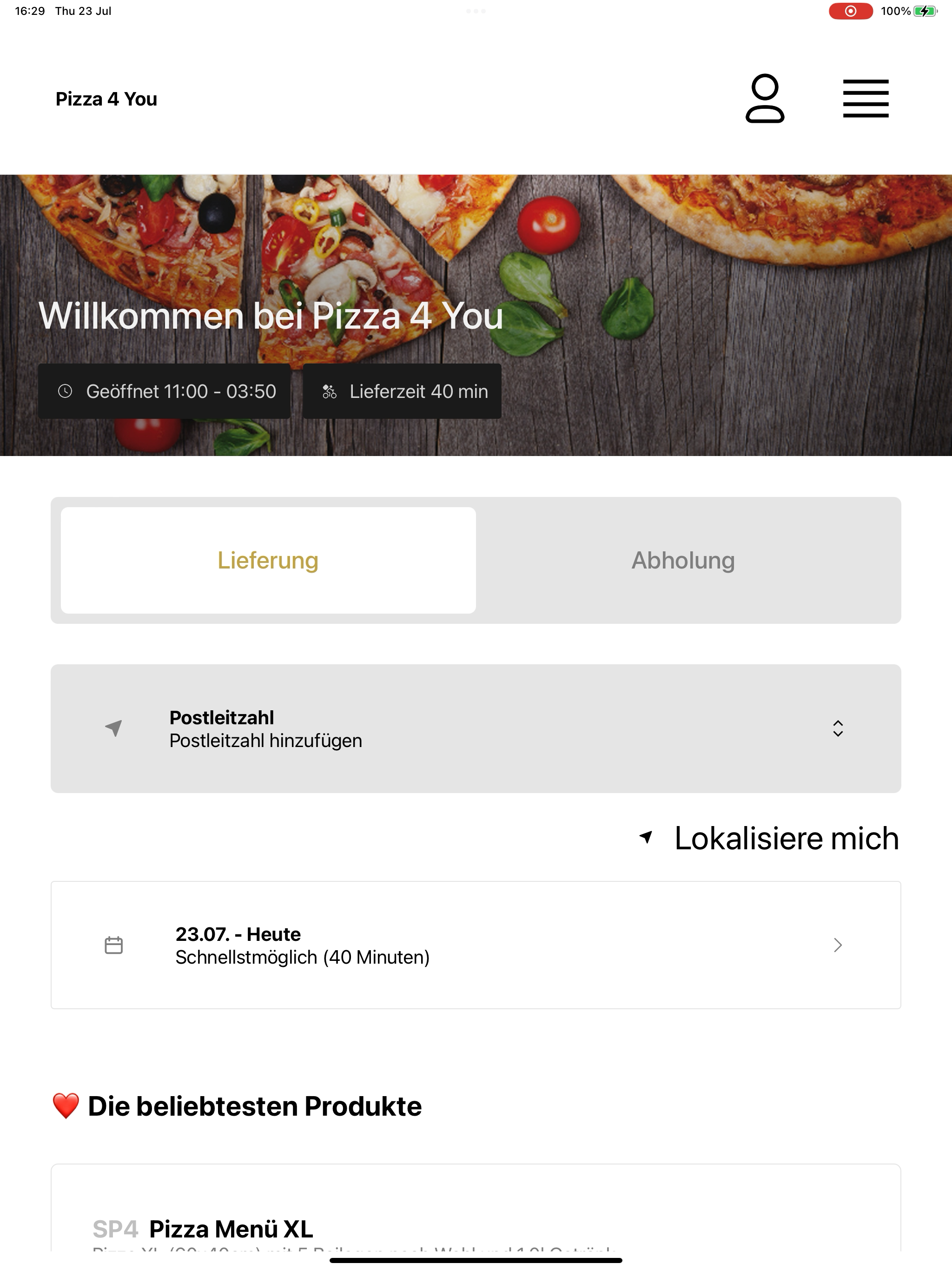Pizza4You-Pforzheim screenshot 14