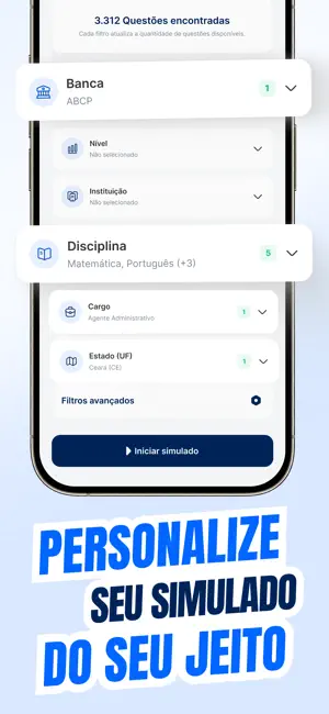 Concurso Público: Simulados screenshot 3