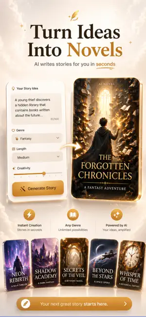 AI Novel Writing: Story Maker screenshot 1
