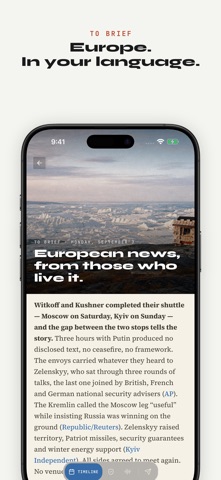 To Brief iPhone screenshot 1