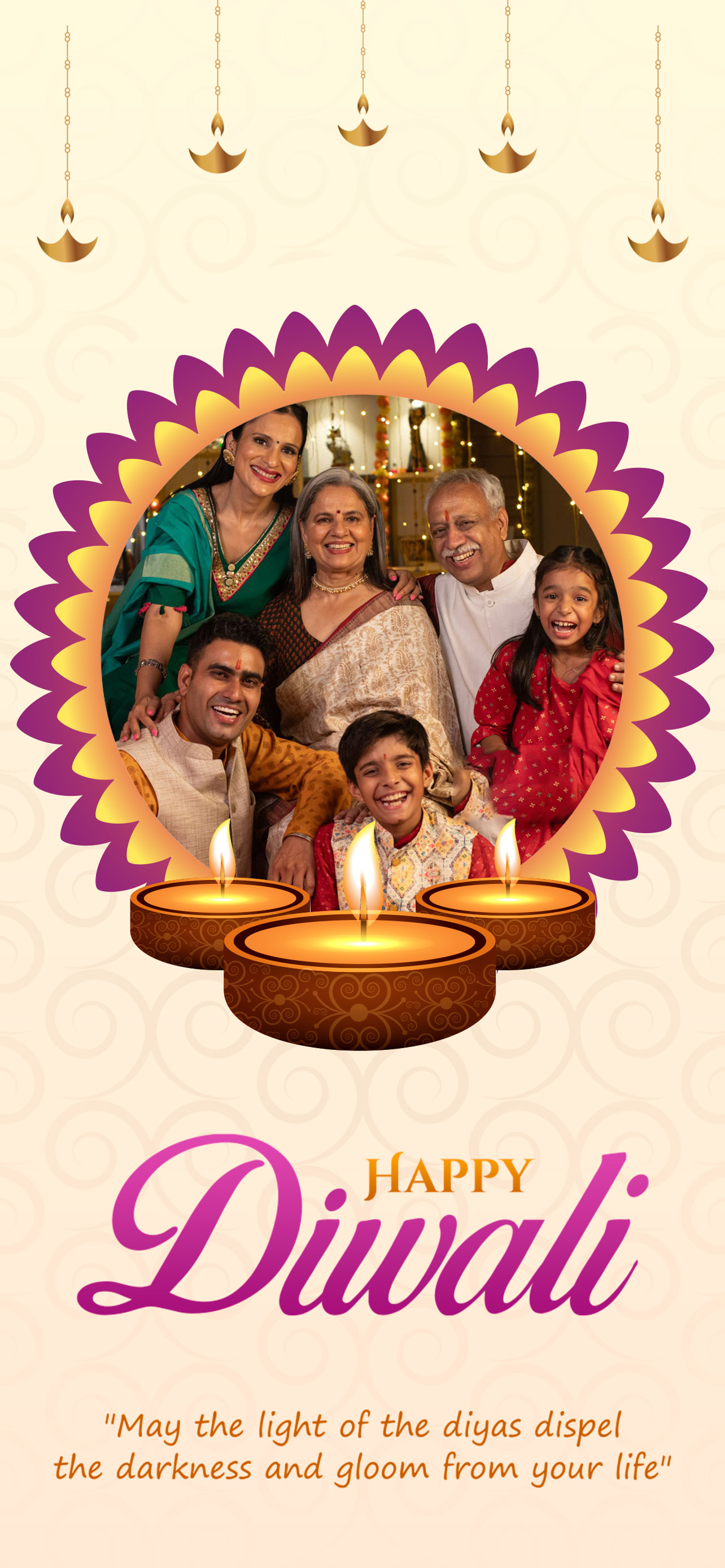 Diwali Photo Frames & Stickers