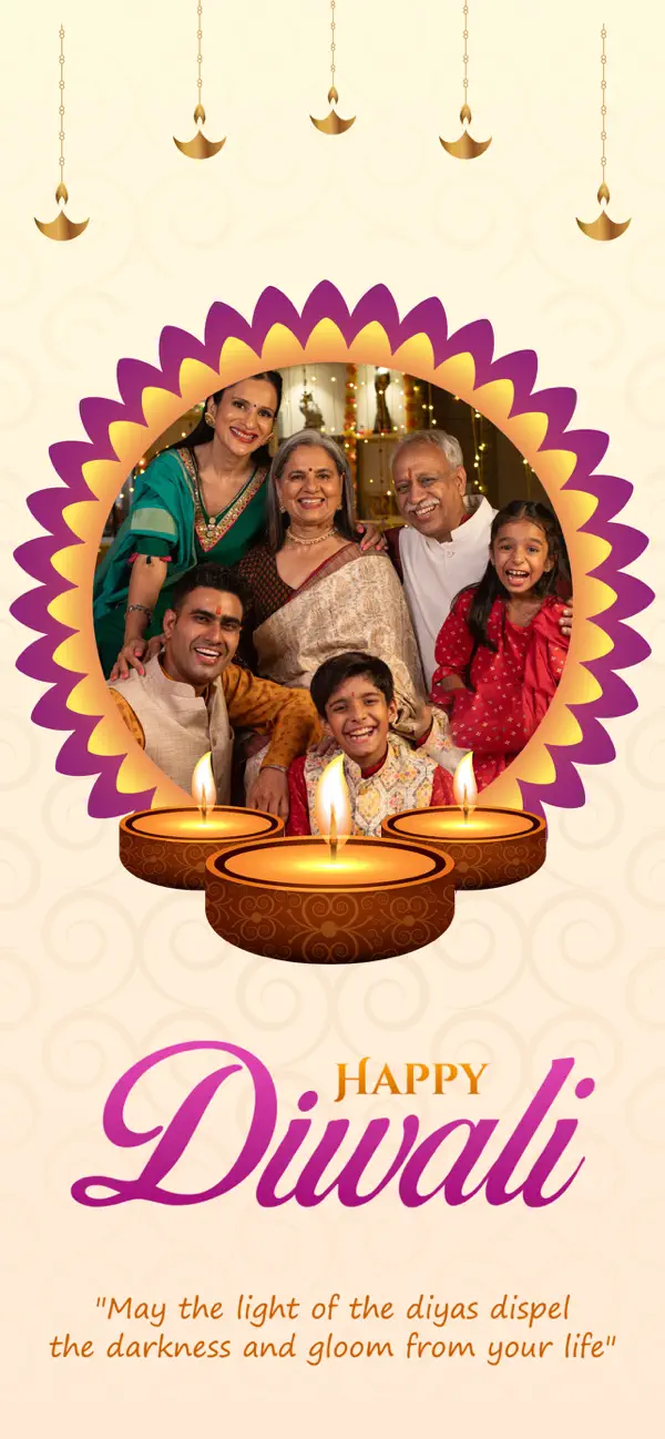 Screenshot #1 pour Diwali Photo Frames & Stickers