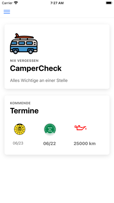 Screenshot #2 pour CamperCheck
