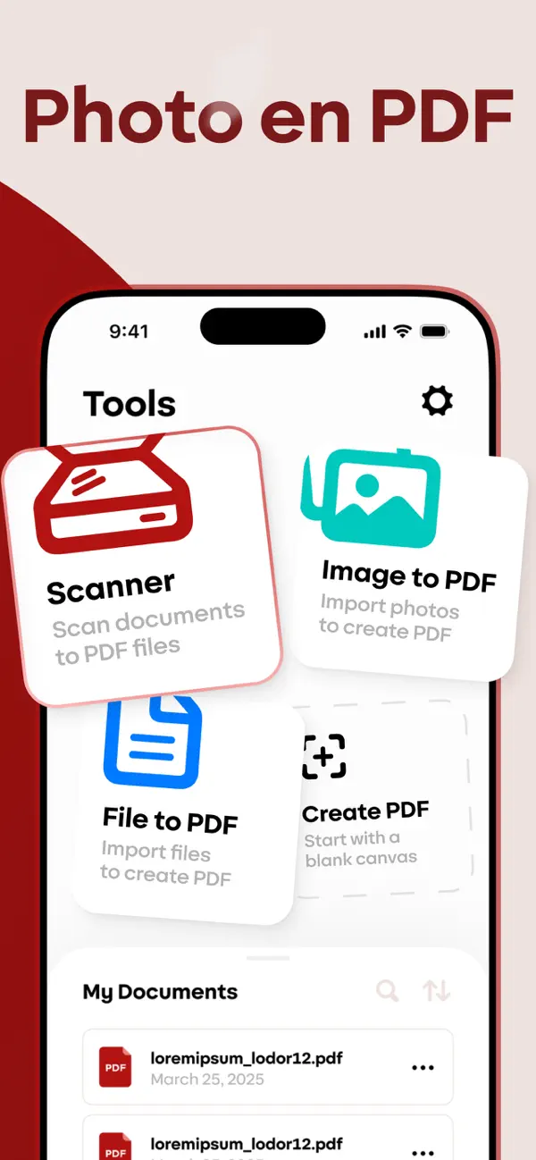 Screenshot #2 pour Convertir en PDF .