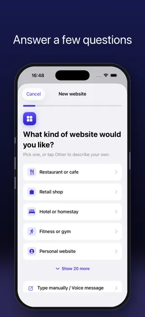 Make Website: AI Site Builder screenshot 2