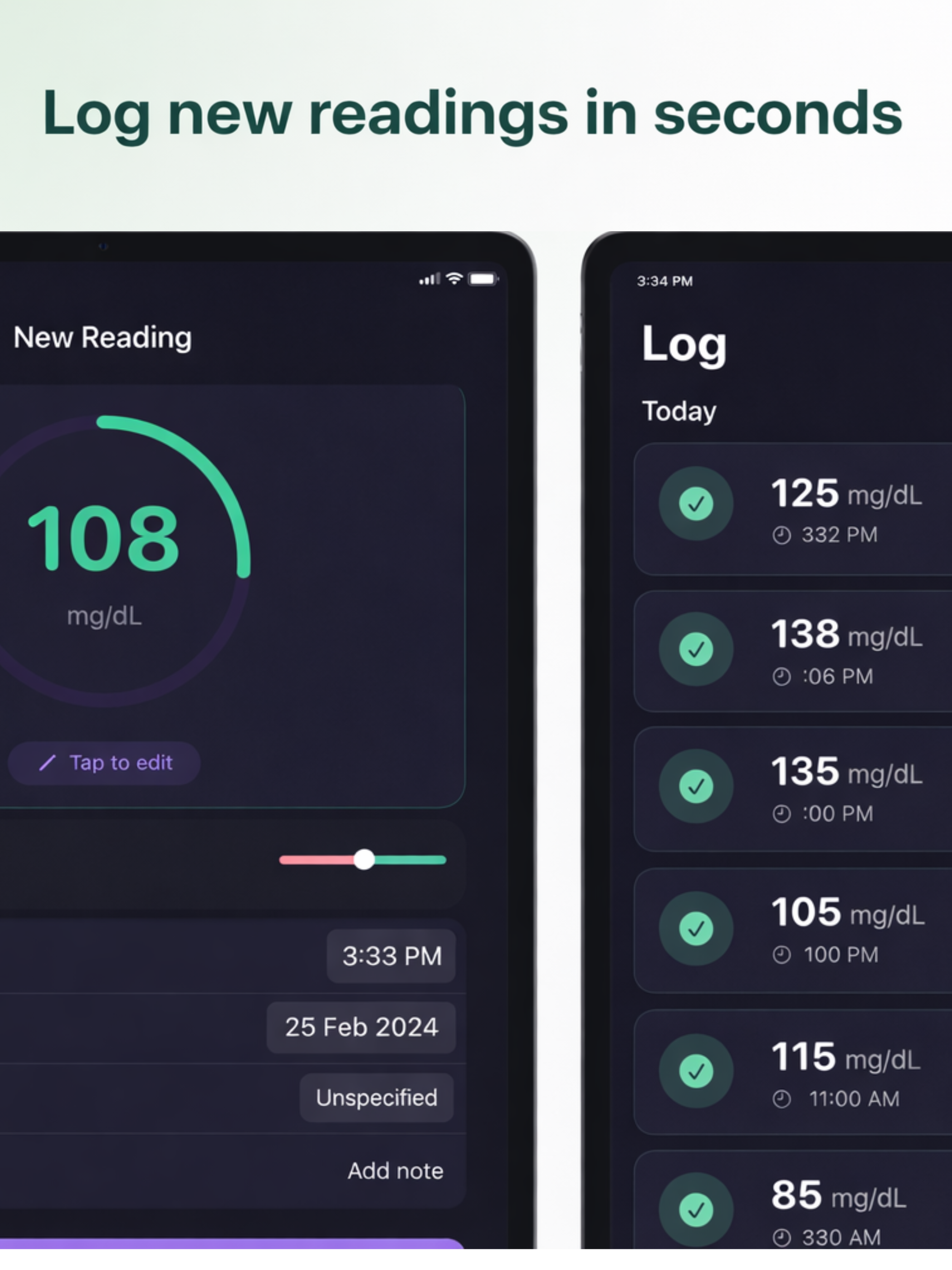 Diabetes Tracker - myGlucose screenshot 7