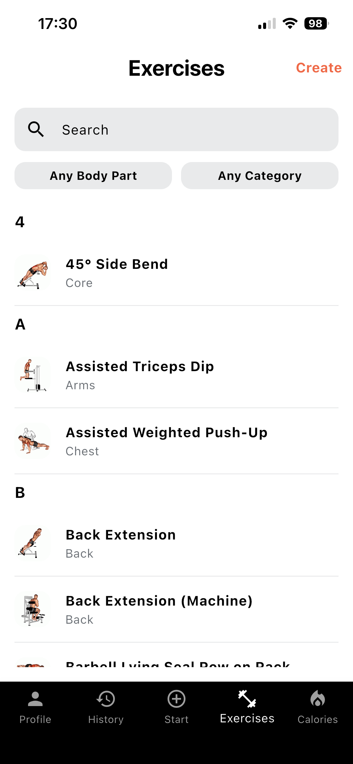 The Gym Notes
