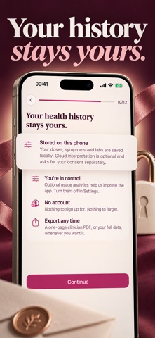 HRT AI: Menopause Tracker Screenshot 8 of 10