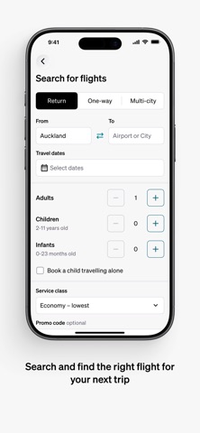 Air NZ iPhone screenshot 6