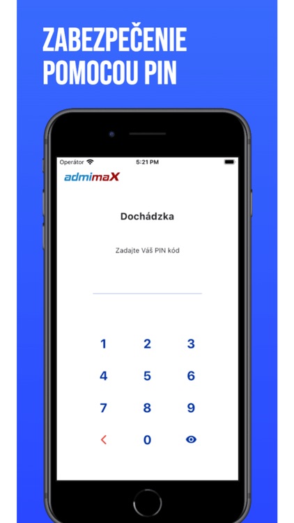 Admimax - dochádzka