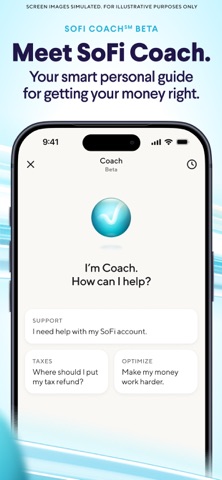 SoFi: Bank, Invest & Crypto iPhone screenshot 2