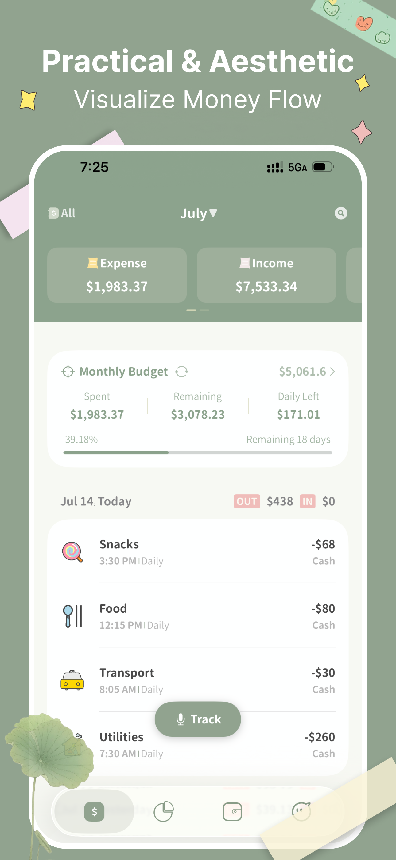 SmileBudget - Spending Tracker